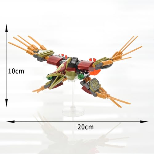 Mesiondy Jurassic Tyrannosaurus Rex Mutation Building Blocks Toys Sets (725 Pcs) , Dinosaur Toy Infinite STEM Creativity Starter Kit