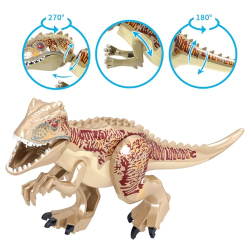 Mesiondy Jurassic Dinosaurier Bausteine Set (546 Teile) | Prähistorisches MINT-Abenteuer-Set