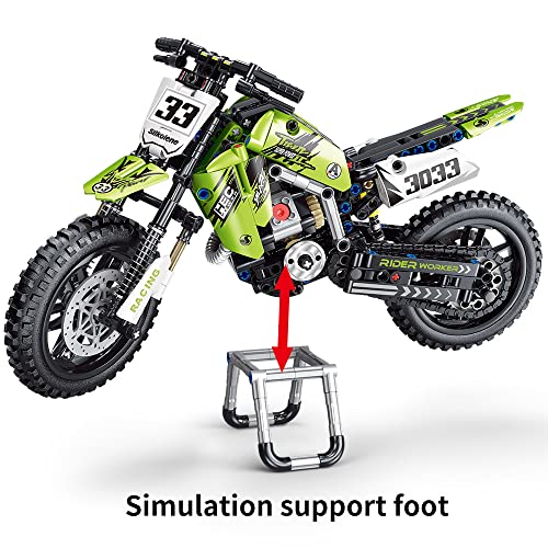 Mesiondy Motorcycle Toy Building Blocks (476 Pcs) | Realistic Mechanical Superbike Model
