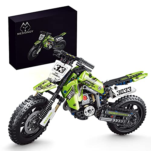 Mesiondy Motorcycle Toy Building Blocks (476 Pcs) | Realistic Mechanical Superbike Model